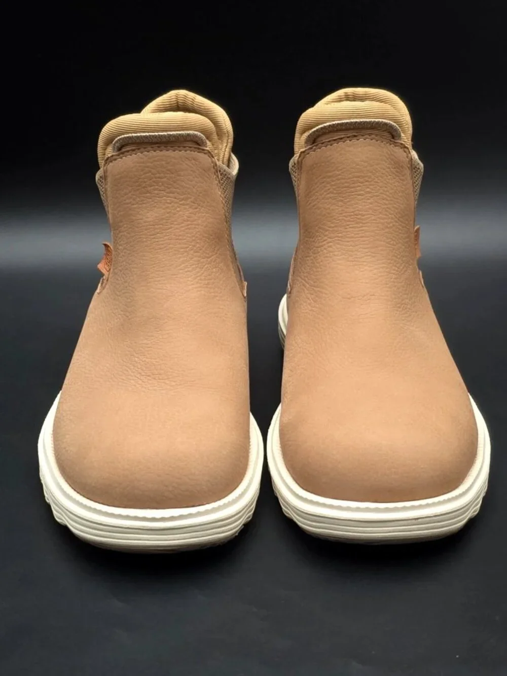 Hey Dude Branson Walnut Brown Comfort Chelsea Boots Shoes Men's Size 7